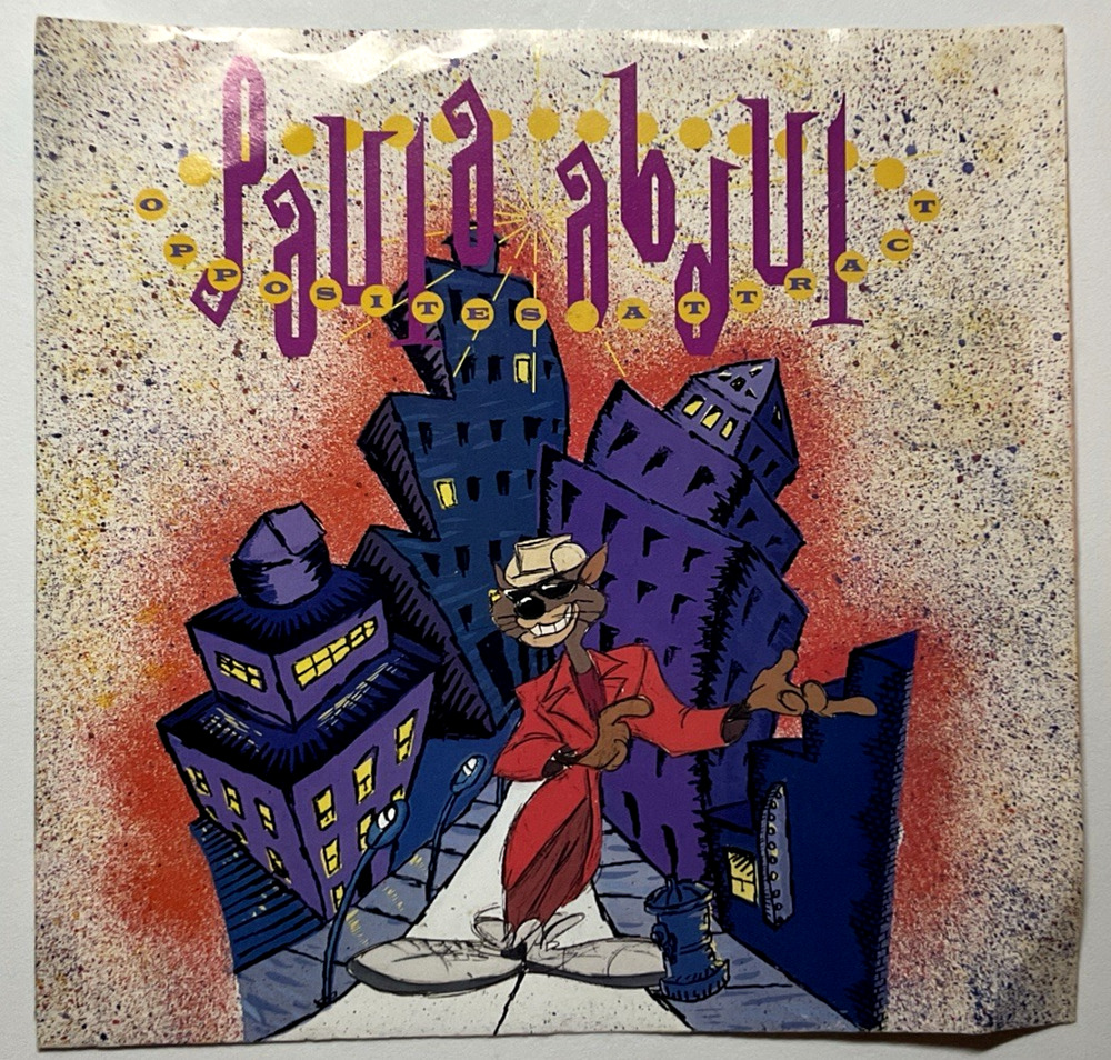 Paula Abdul 45 7" Vinyl Record Opposites Attract Orig Sleeve 7-99158 1989 Virgin